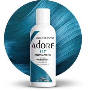 Adore Semi Permanent Hair Color 117 - Aquamarine 118 ml