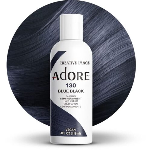 Adore Semi Permanent Hair Color 130 - Blue Black 118ml