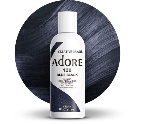 Adore Semi Permanent Hair Color 130 - Blue Black 118ml