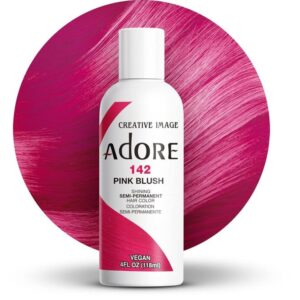 Adore Semi Permanent Hair Color 142 - Pink Blush 118ml