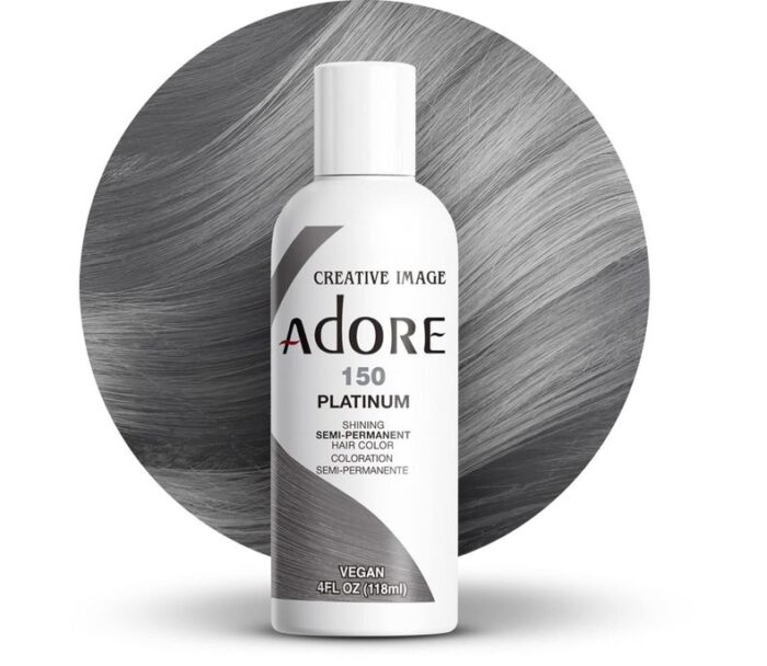 Adore Semi Permanent Hair Color 150 - Platinum 118 ml