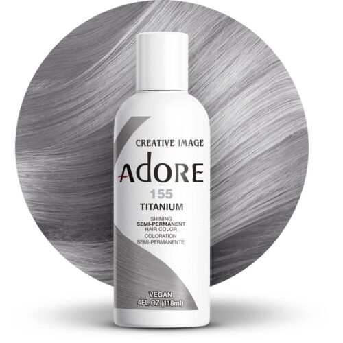 Adore Semi Permanent Hair Color 155 - Titanium 118 ml