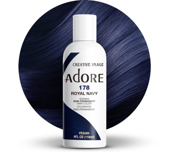 Adore Semi Permanent Hair Color 178- Royal Navy 118ml