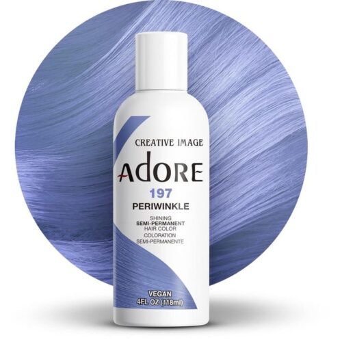 Adore Semi Permanent Hair Color 197 – Periwinkle 118 ml Adore Semi Permanent Hair Color 197 - Periwinkle 118 ml