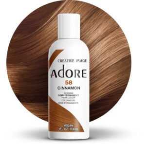 Adore Semi Permanent Hair Color 58 - Cinnamon 118 ml