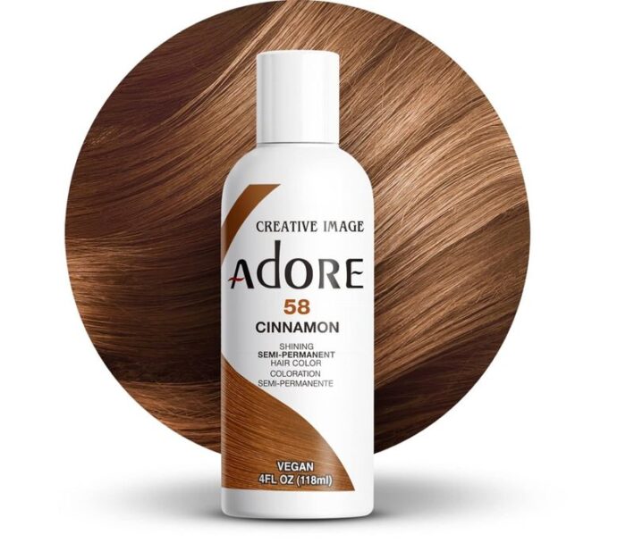 Adore Semi Permanent Hair Color 58 - Cinnamon 118 ml