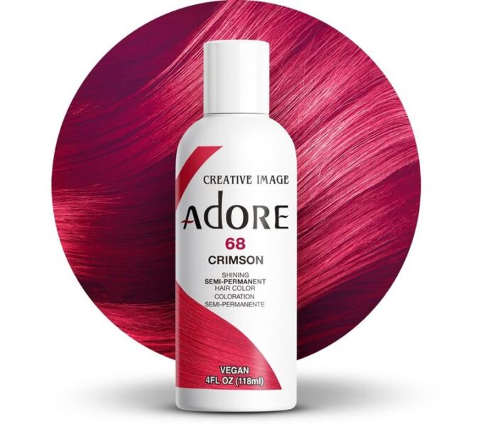 Adore Semi Permanent Hair Color 68 - Crimson 118 ml