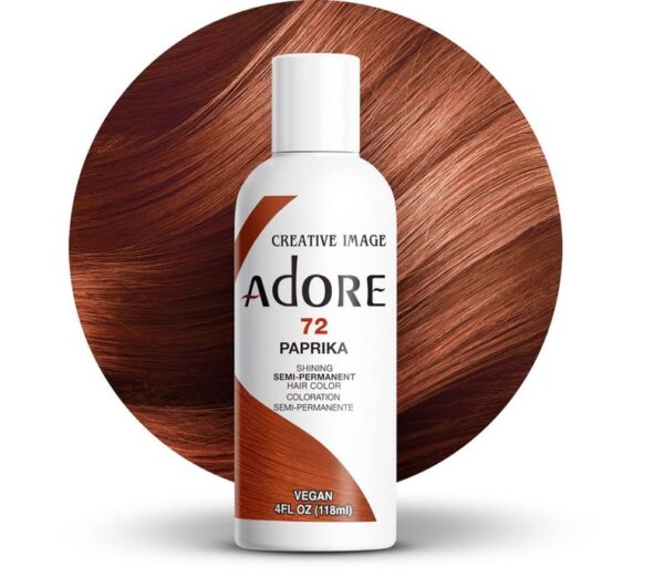 Adore Semi Permanent Hair Color 72 - Paprika 118 ml