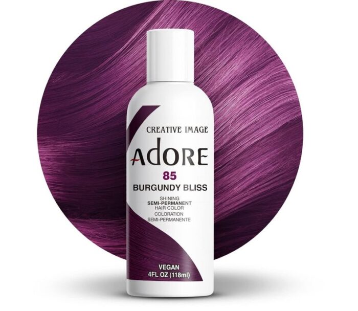 Adore Semi Permanent Hair Color 85- Burgundy Bliss 118ml
