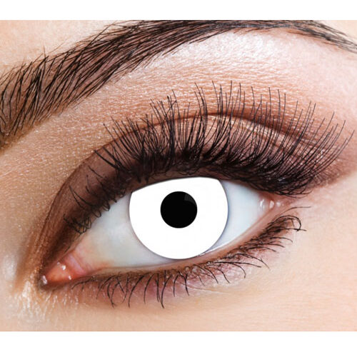 Halloween White Out Zombie Daily Eye Lenses